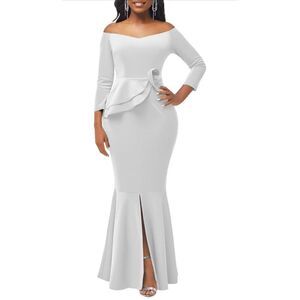 NEW Bodycon Maxi Elegant Split Evening Goan Long Dress S